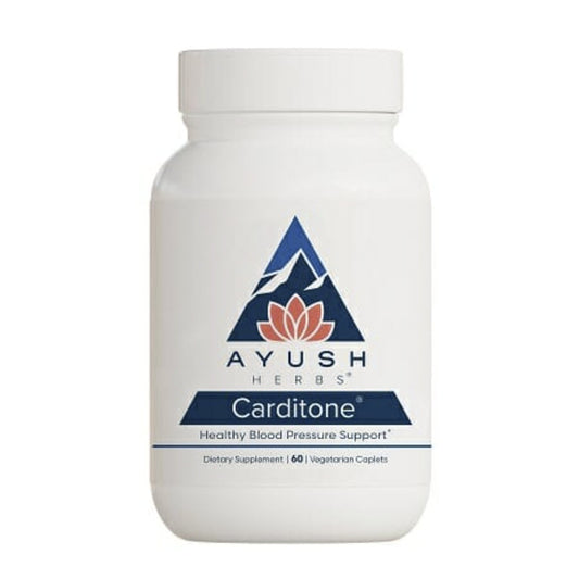 Ayush Herbs Carditone Natural Blood-Pressure Support, 60 Tablets