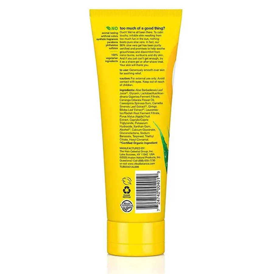 Alba Botanica After Sun Aloe Vera Gel 8 fl. oz.