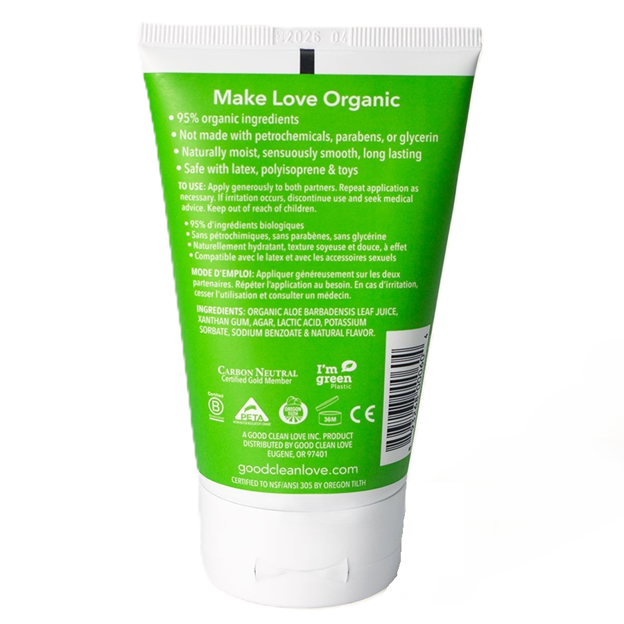 Good Clean Love 95% Organic Almost Naked Personal Lube 4oz