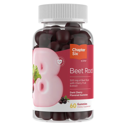 Zahler Chapter Six Beet Root & Tart Cherry Gummies, 60 Gummies