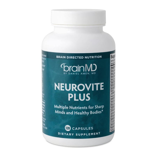 BrainMD NeuroVite Plus - Multivitamin & Mineral Supplement 120 Capsules