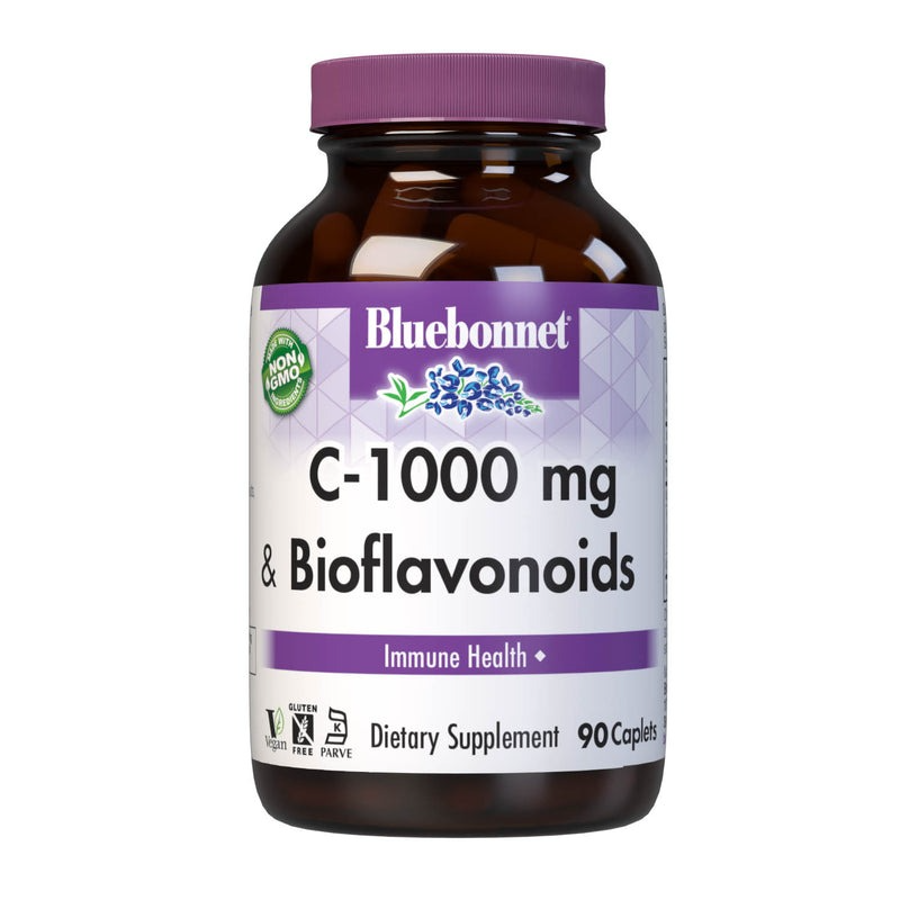 Bluebonnet C-1000mg Plus Bioflavonoids - 90 Caplets