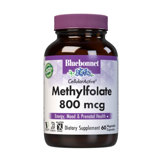 Bluebonnet Methylfolate 800 Mcg, 60 Vegetarian Capsules