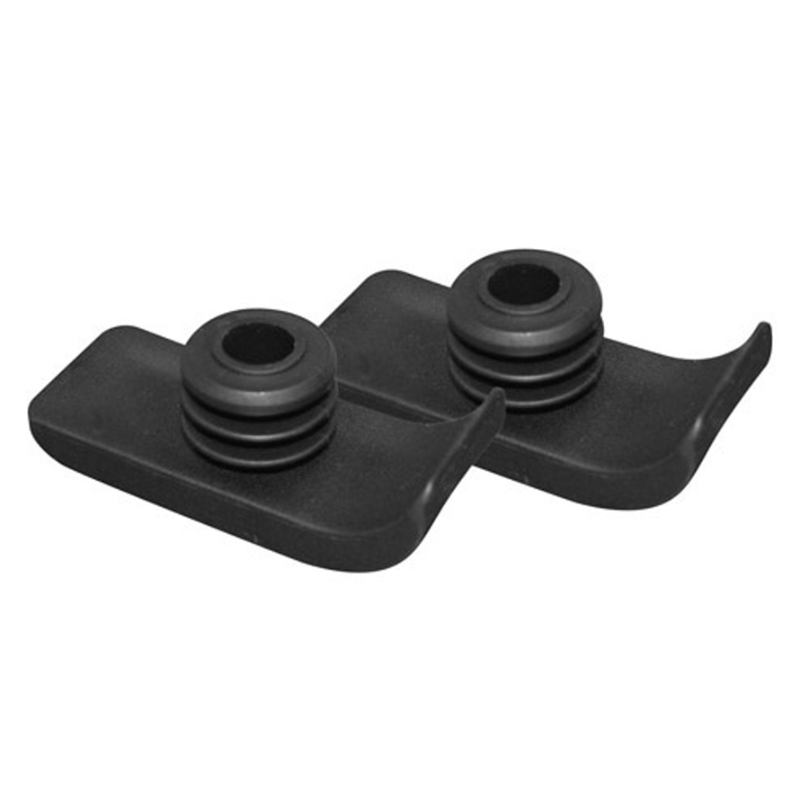 DRIVE Walker Ski Glides, Black, 1ct