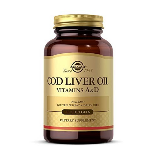 Solgar Cod Liver Oil, 100 Softgels