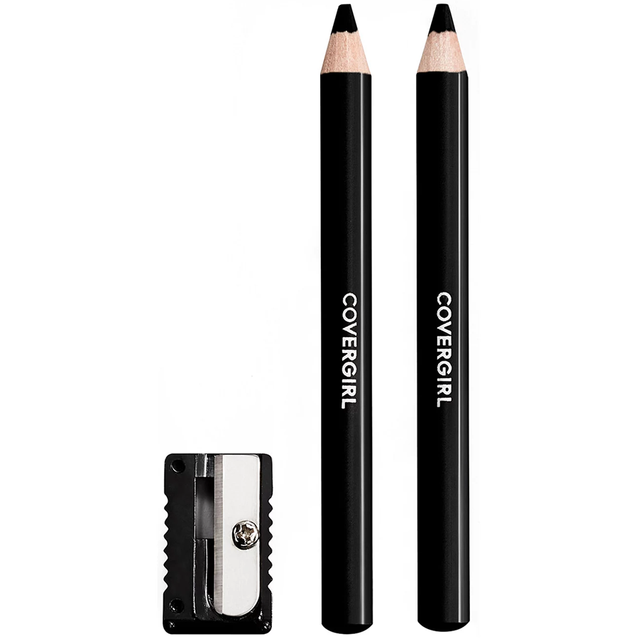 Covergirl Easy Breezy Fill + Define Brow Pencil, Midnight Black