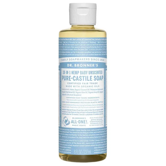 Dr. Bronner's 18-in-1 Baby Mild Castile Soap 8 fl. oz.