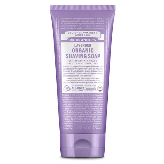 Dr. Bronner's Organic Lavender Shave Soap 7 fl. oz.