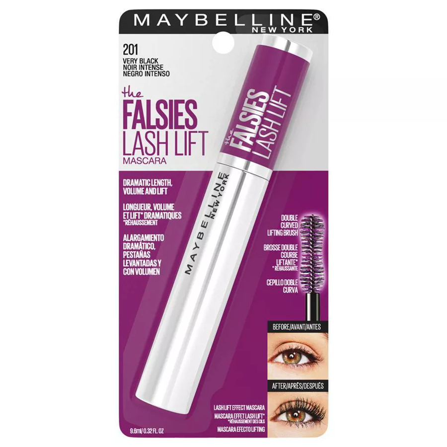 Maybelline Falsies Lash Lift Volumizing and Lengthening Mascara, 0.32oz, Washable Black 201