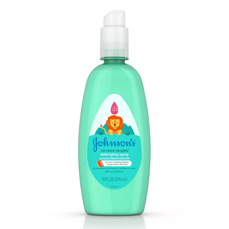 Johnson's No More Tangles Toddler & Kids Hair Detangling Spray to Unlock Knots in Hair - 10 fl oz