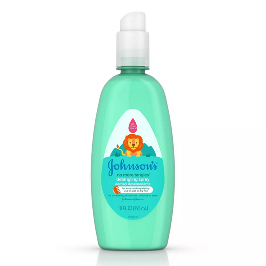 Johnson's No More Tangles Toddler & Kids Hair Detangling Spray to Unlock Knots in Hair - 10 fl oz