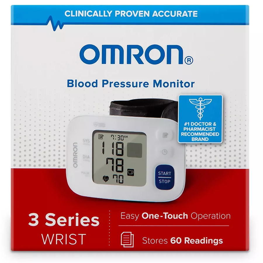 Omron 3 Series® Wrist Blood Pressure Monitor, BP6100