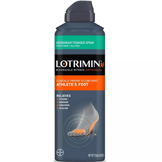 Lotrimin Af Antifungal Deodorant Powder Spray, 4.6oz