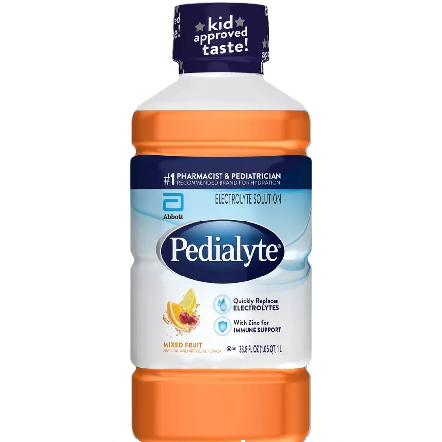 Pedialyte Electrolyte Solution Hydration Drink - Mixed Fruit - 33.8 fl oz