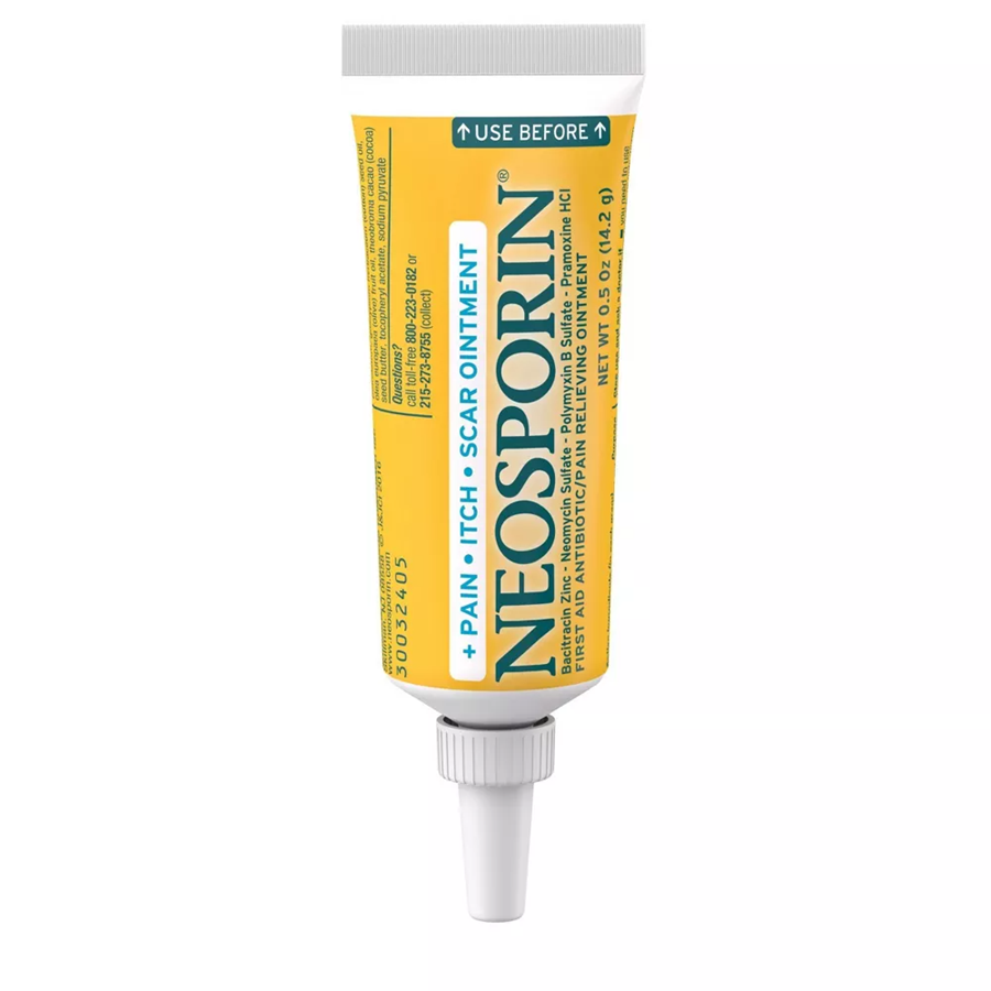 Neosporin First Aid Antibiotic Pain, Itch, Scar Ointment - 0.5oz