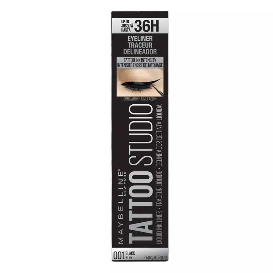 Maybelline Tattoo Studio Liquid Ink Liner - 0.08 fl oz, Ink Black