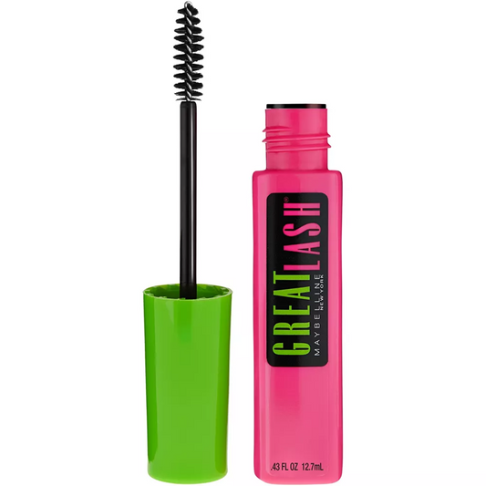 Maybelline Great Lash Volumizing and Lengthening Mascara, Very Black 101