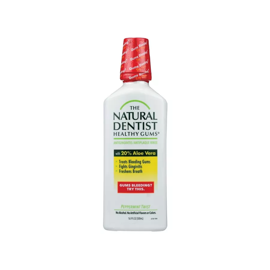 The Natural Dentist Healthy Gums Antigingivitis Antiplaque Rinse - Peppermint Twist 16.9 fl oz Liq