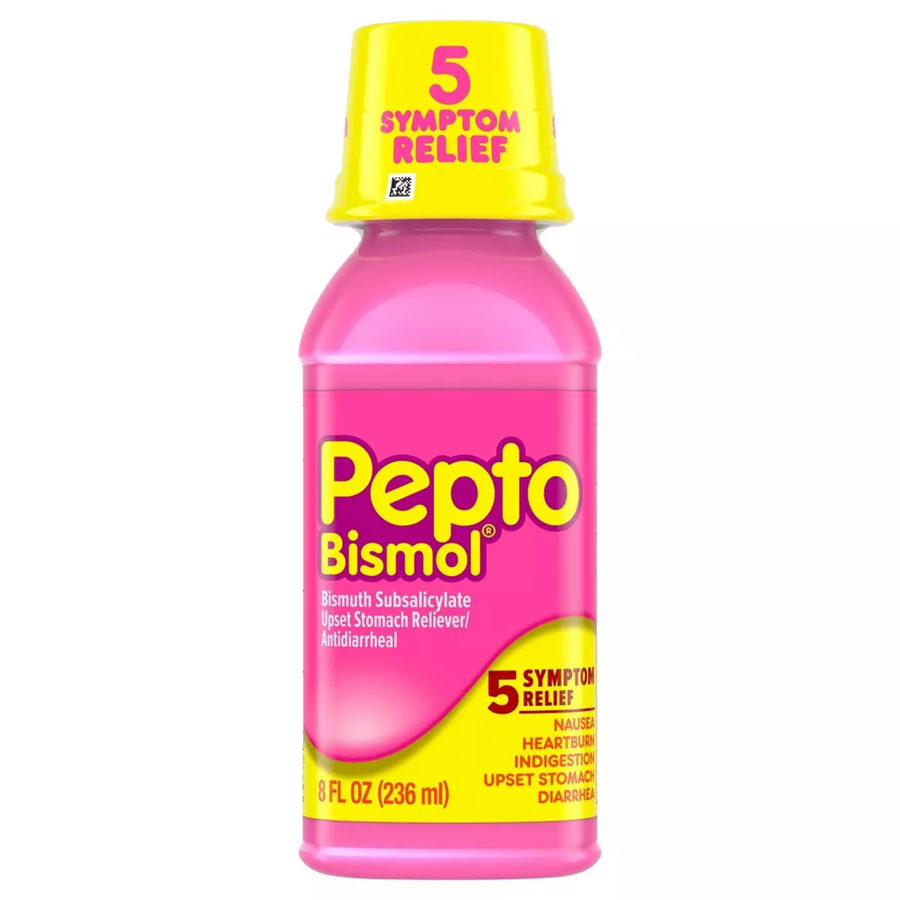 Pepto-Bismol 5 Symptom Stomach Relief - Original Liquid, 8oz