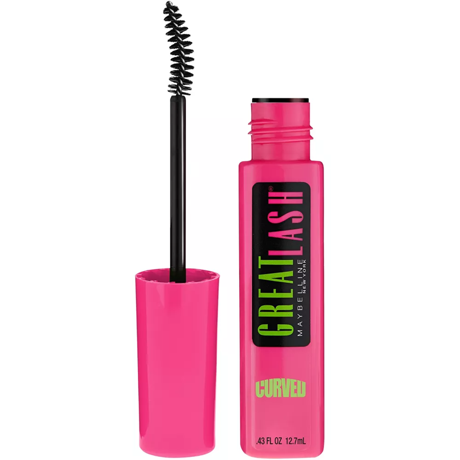 Maybelline Great Lash Curved Brush Mascara, Very Black 121