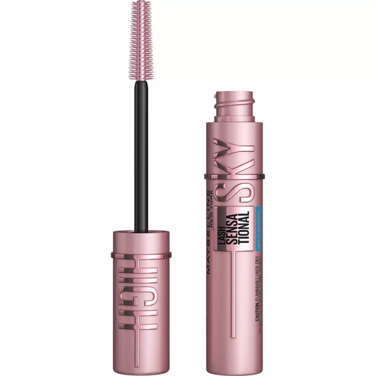 Maybelline Lash Sensational Sky High Lengthening Mascara - 0.24 fl oz, Waterproof, Very Black, 802