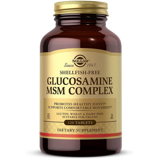 Solgar Glucosamine Msm Complex Shellfish-Free, 120 Tablets