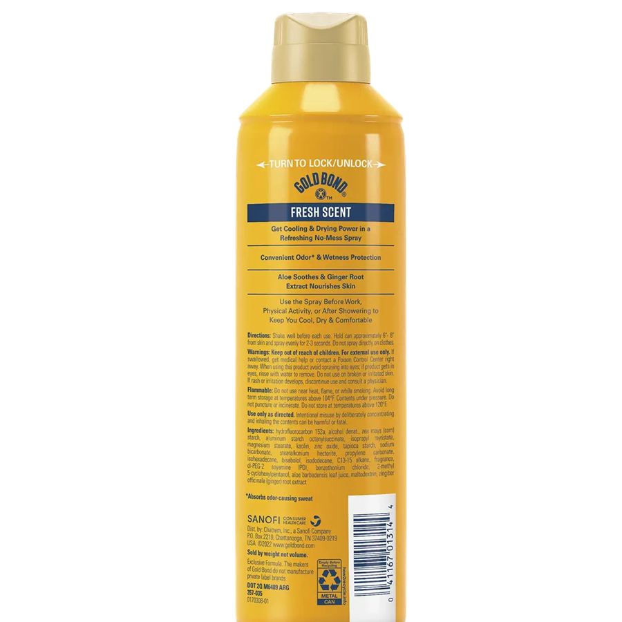 Gold Bond Spray Powder Fresh - 7oz