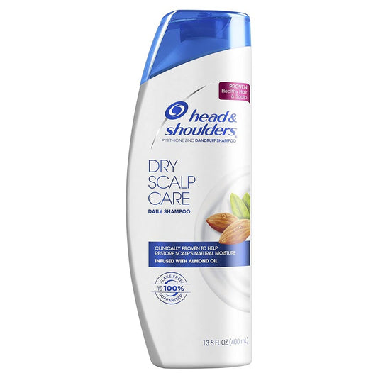 Head & Shoulders Dry Scalp Care Dandruff Shampoo with Almond Oil, 13.5oz