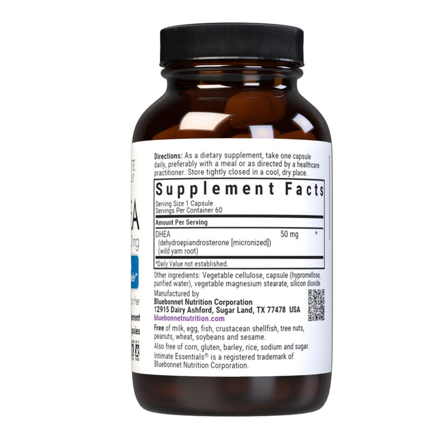 Bluebonnet Intimate Essentials DHEA 50 mg, 60 VegCap