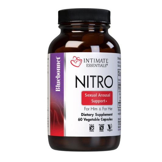 Bluebonnet Nitro - Sexual Arousal Support - 60 Vegetable Capsules