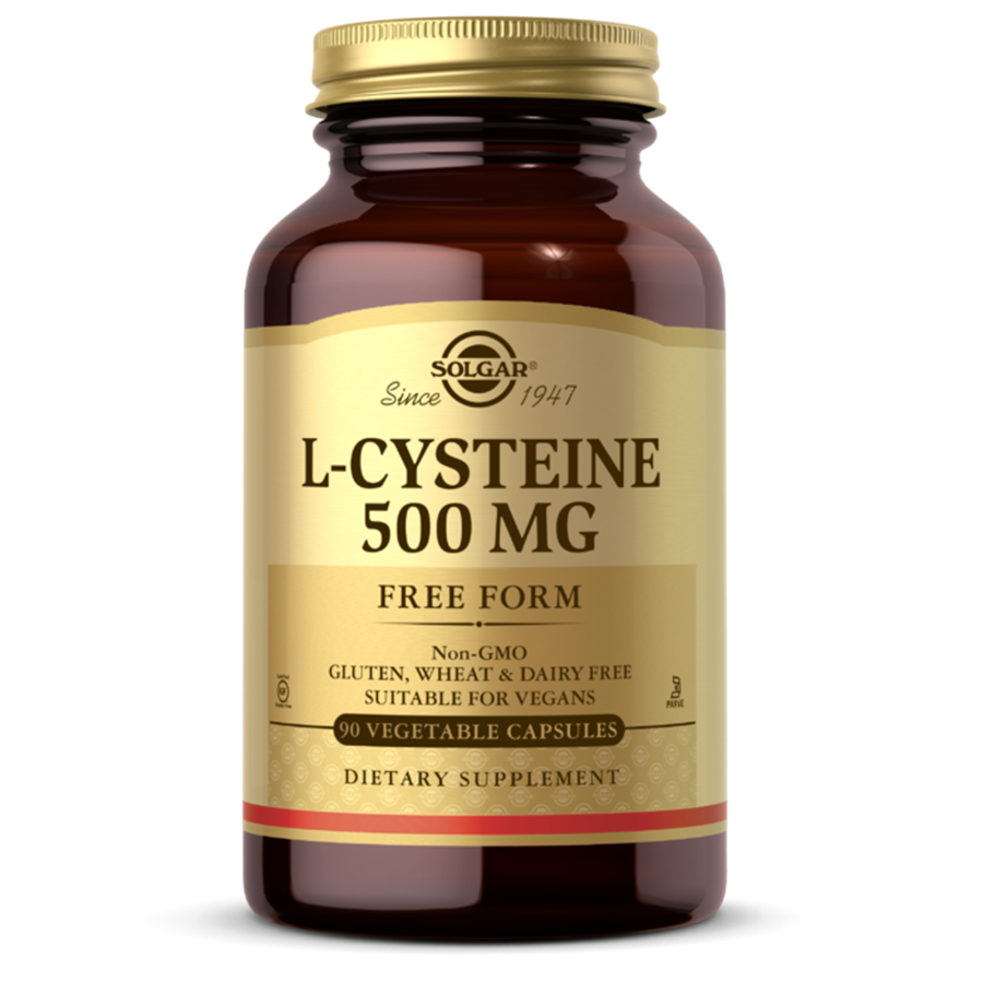 Solgar L-Cysteine 500 mg, 90 Vegetable Capsules