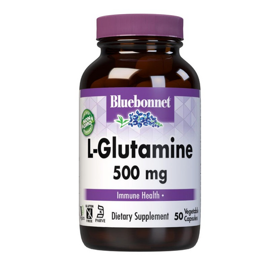 Bluebonnet L-Glutamine 500mg - 50 VegCaps