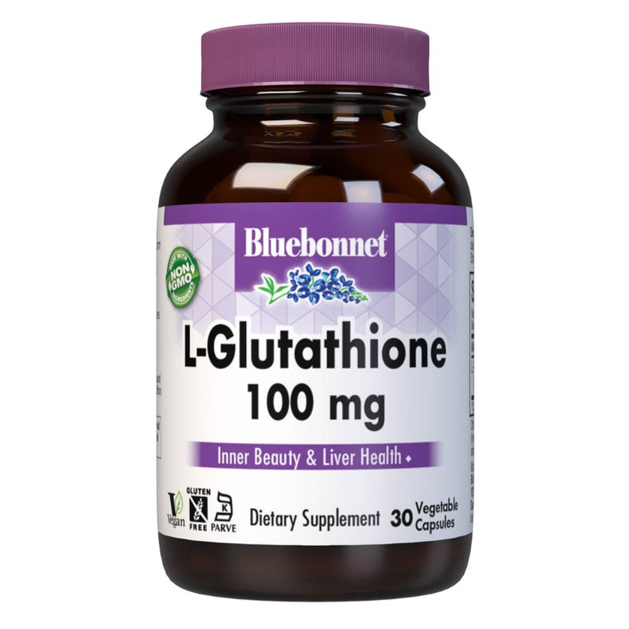 Bluebonnet L-Glutathione 100mg 30 VegCaps