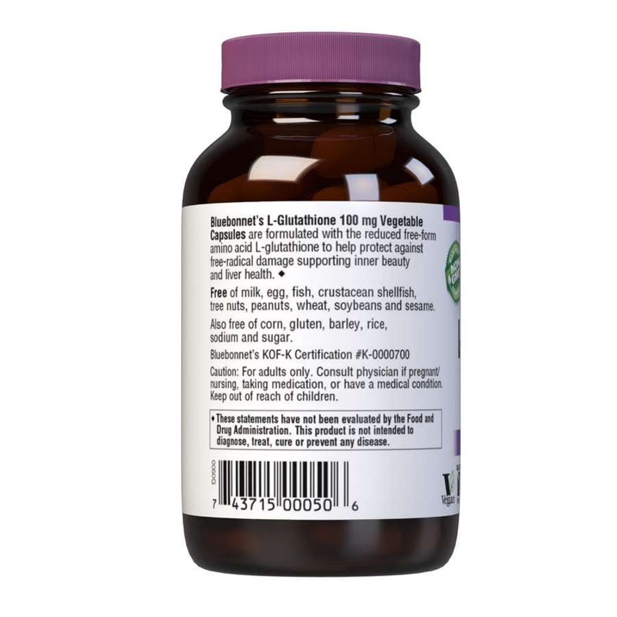 Bluebonnet L-Glutathione 100mg - 60 VegCaps