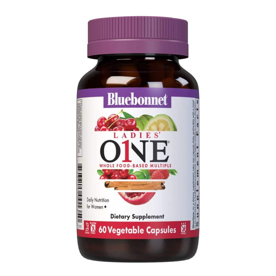 Bluebonnet Ladies ONE Whole-Food Based Multiple - 60 Vegetable Capsules