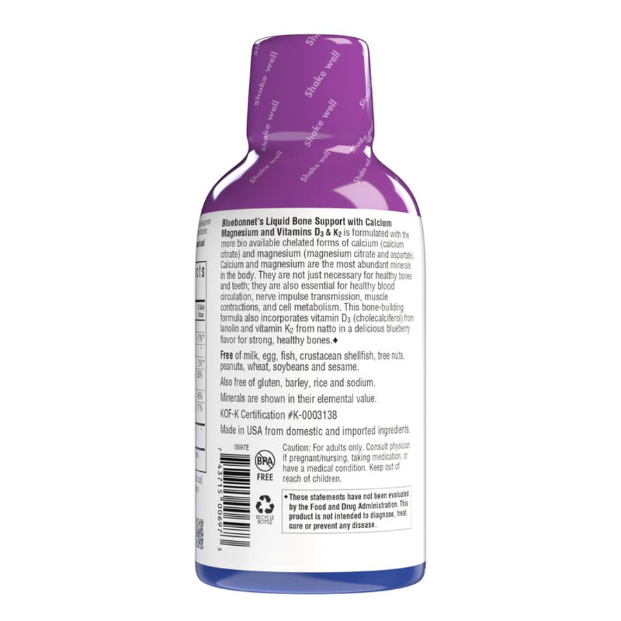 Bluebonnet Liquid Bone Support, Blueberry - 16 fl oz