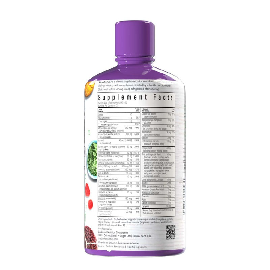 Bluebonnet Liquid Super Earth Multinutrient Formula Tropical Fruit 32 fl oz