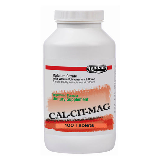 Landau Cal-Cit-Mag Calcium Citrate with Vitamin D, Magnesium & Boron, 100 Tablets