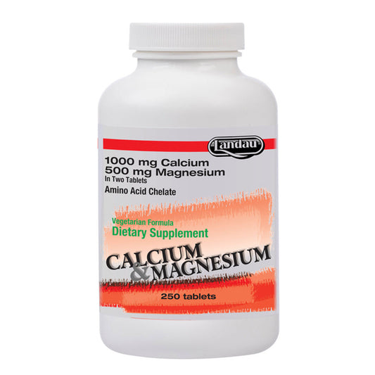 Landau Calcium & Magnesium (Chelated) - 250 Tablets