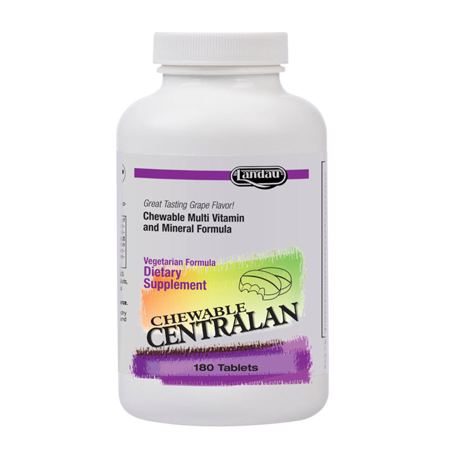 Landau Centralan Multi Vitamin/Mineral Chewable Cherry Flavor, 180 Tablets