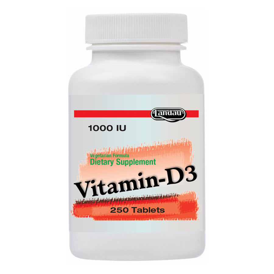 Landau Vitamin D3 1000 IU, 250 Tablets