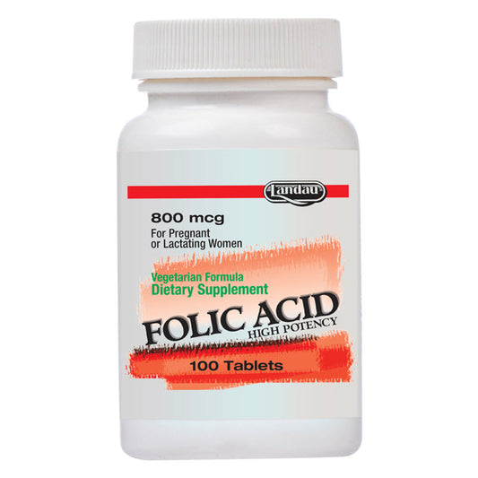 Landau Folic Acid 800 Mcg, 100 Tablets