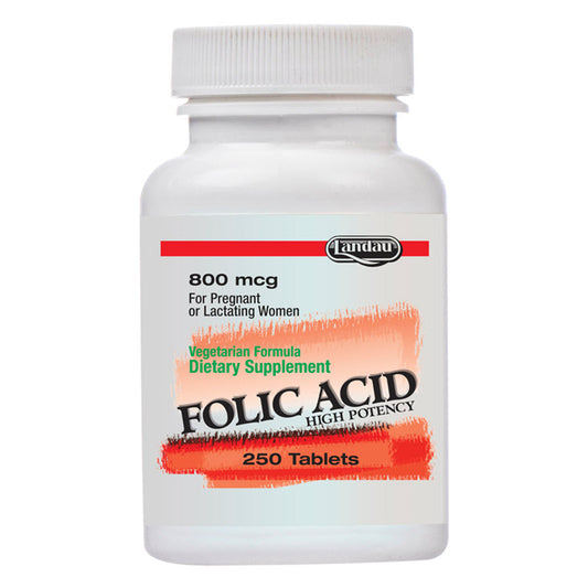 Landau Folic Acid 800 Mcg, 250 Tablets