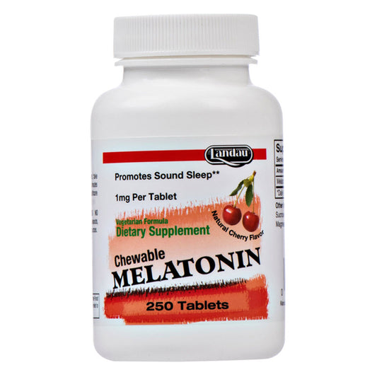 Landau Melatonin 1 Mg Chewable Cherry Flavor, 250 Tablets