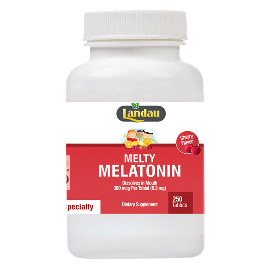 Landau Melty Melatonin 300 Mcg, 250 Tablets