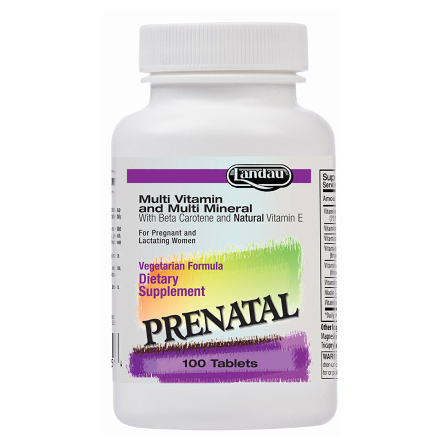 Landau Prenatal - Milti-Vitamin Multi-Mineral, 100 Tablets