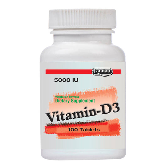 Landau Vitamin D3 5000 IU, 100 Tablets