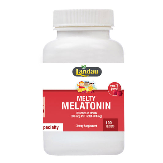 Landau Melty Melatonin 300 Mcg, 100 Tablets