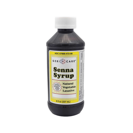 GeriCare Senna Syrup, Natural Vegetable Laxative, 8oz