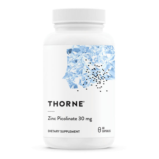 Thorne Zinc Picolinate 30 mg  60 capsules